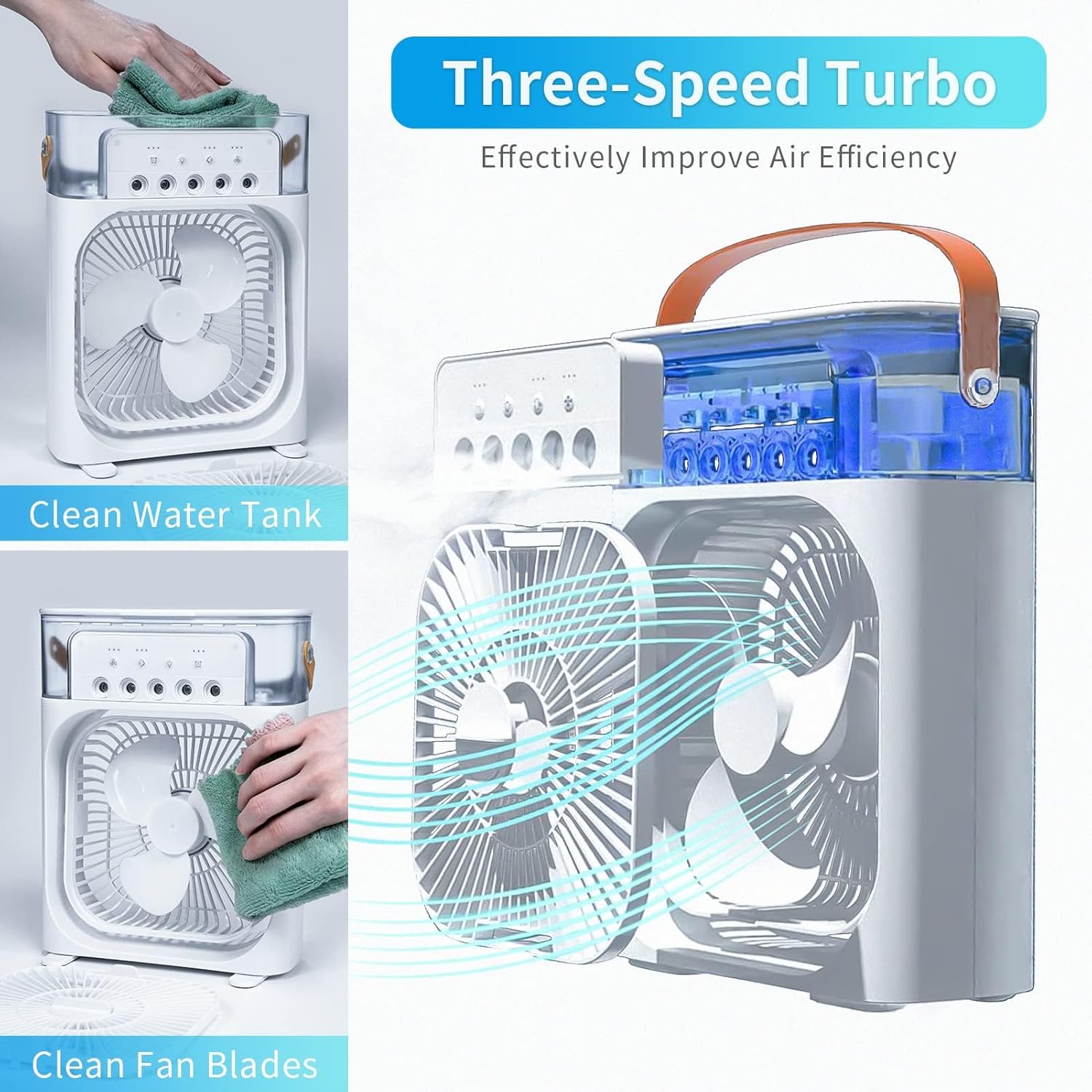 3 in 1 portable air cooler 