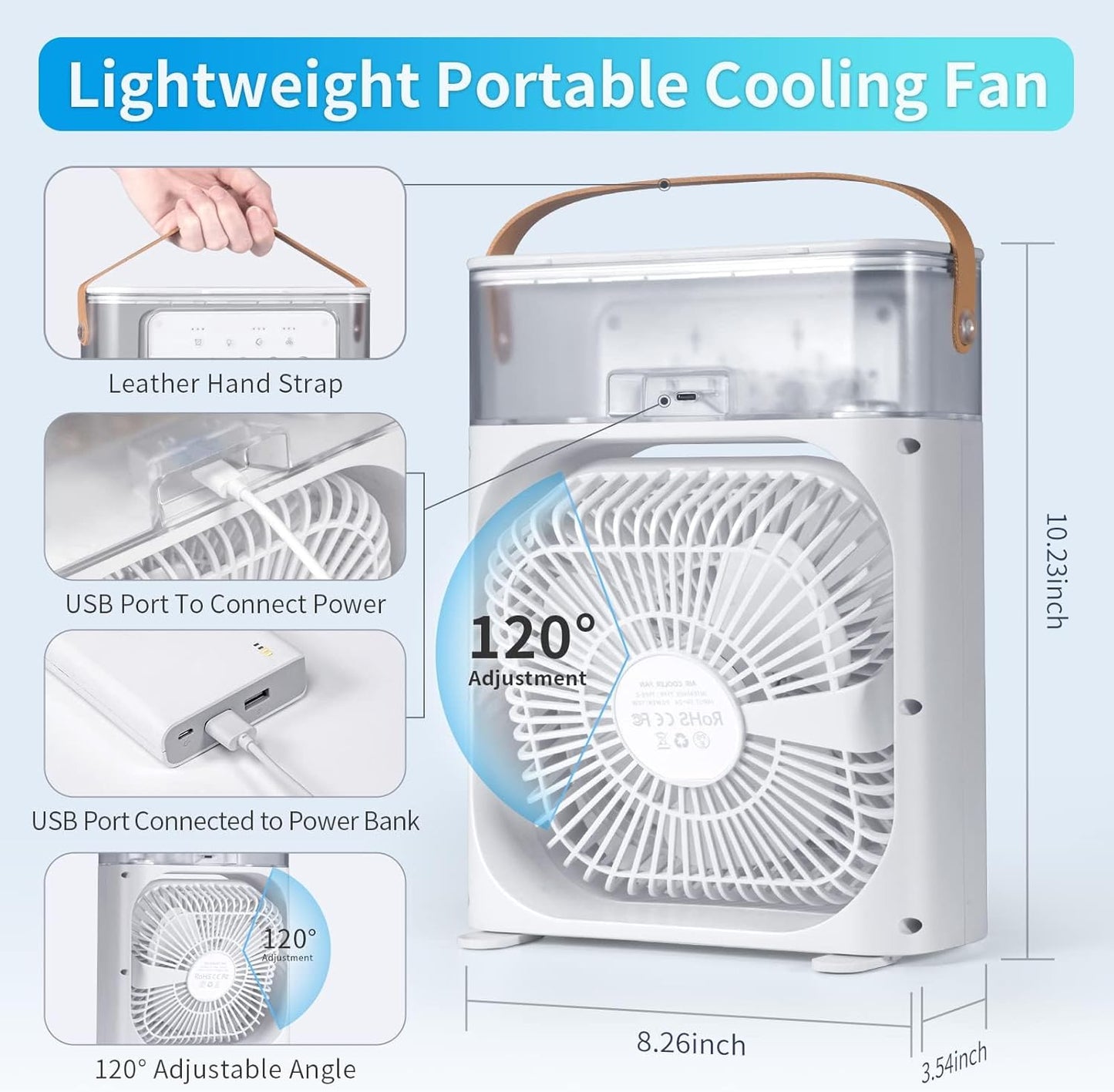 3 in 1 portable air cooler 